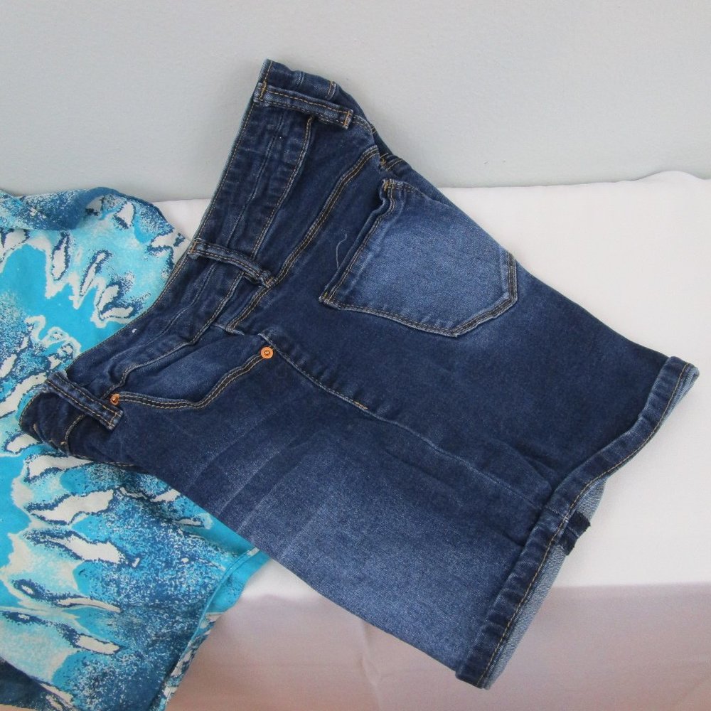 Royalty For Me Curvy Fit Cuffed High Rise Shorts